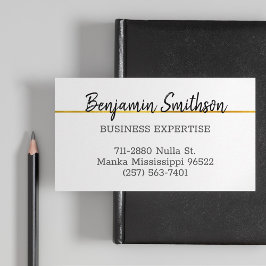 Elegante Eleganz Moderne Imitate Gold Luxus Custom Visitenkarte