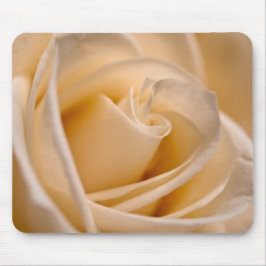 Elegante Elfenbein-Rose Mousepad