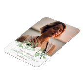 Elegante Elfenbeinblume auf der Beerdigung des Ged Magnet (Linke Seite)