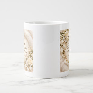 Elegante Elfenbeinrose Eltern Dua Inspirierend Jumbo-Tasse