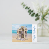 Elegante Elite Real Anwesen Business Card Visitenkarte (Stehend Vorderseite)