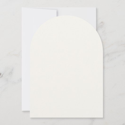 Elegante Elopement Einladung (Rückseite)