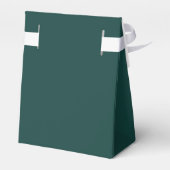 Elegante Emerald Green Gastgeschenk Hochzeit Box Geschenkschachtel (Rückseite)