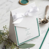 Elegante Emerald Green Gastgeschenk Hochzeit Box Geschenkschachtel