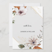 Elegante Engagement Party Einladung, individuell a Einladung (Rückseite)