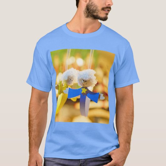 Elegante Engels-Kunstgrafik T-Shirt (Vorderseite)