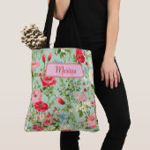 Elegante English Country Wildblume Personalisiert Tasche (Von Nahem)