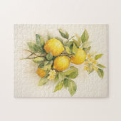 Elegante erfrischende Zitronen Puzzle (Horizontal)