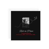 Elegante Erholung im Friedensgefühl Karte (Vorderseite/Rückseite Beispiel)