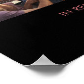 Elegante Erinnerung 6 - Collage Memorial Poster (Ecke)