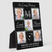 Elegante Erinnerung an das 5. Collage Memorial Fotoplatte (Seite)