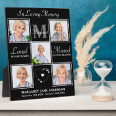 Elegante Erinnerung an das 5. Collage Memorial Fotoplatte (Seite)