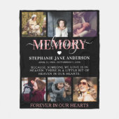 Elegante Erinnerung an die Erinnerung an die Samml Fleecedecke (Vorderseite)