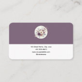 Elegante Erinnerung für Blumenbestellung Terminkarte (Vorderseite)