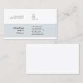 Elegante Erinnerung für einfache Designerplanung S Terminkarte (Vorne/Hinten)