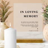 Elegante Erinnerung Hochzeit Mattiert Acrylschild