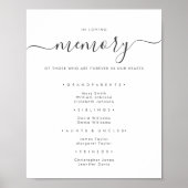 Elegante Erinnerungsschreiben Poster (Vorne)