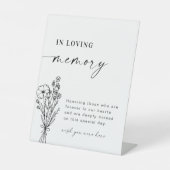 Elegante Erinnerungsschreiben Sockelschild (Vorderseite)