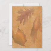 Elegante Erntedank Dinner Party Einladungen (Rückseite)