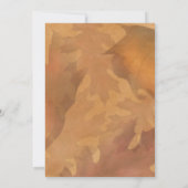 Elegante Erntedank Dinner Party Einladungen (Rückseite)