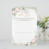 Elegante, errötete Rose golden zwei Wahrheiten und (Stehend Vorderseite)