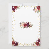 Elegante erste heilige Kommunions-Einladung Einladung (Rückseite)