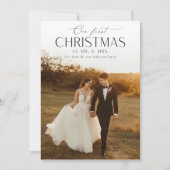 Elegante Erste Verheiratete Weihnachten 4 Foto neu (Vorderseite)