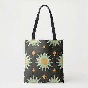 Elegante esoterische Formen nahtlose Musterkunst. Tasche