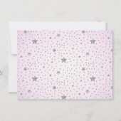 Elegante Ethnic Ballerina Lila Girl Birthday Einladung (Rückseite)