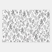 Elegante Eucalyptus-Blätter  Geschenkpapier Set (Vorderseite 3)