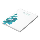 Elegante Eucalyptus-Blätter Notizblock (Rotiert)