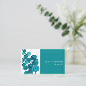 Elegante Eucalyptus-Blätter Visitenkarte (Stehend Vorderseite)