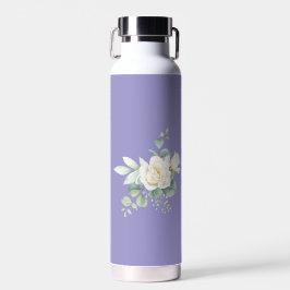 Elegante eucalyptus botanische Sommerwasserflasche Trinkflasche