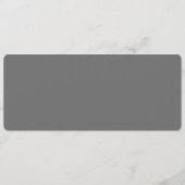 Elegante Eucalyptus Wedding Suite Menu Card Menükarte (Rückseite)