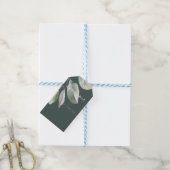 Elegante Eukalyptus-Blätter Geschenkanhänger (Mit Garn)