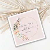 Elegante Eukalyptus-Blume Serviette