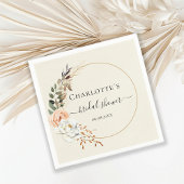 Elegante Eukalyptus-Blume Serviette