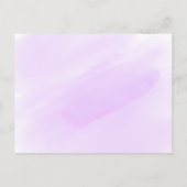 Elegante Eukalyptus Floral Wedding Invitation Card Postkarte (Rückseite)