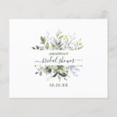 Elegante Eukalyptus rät wie viele Game Card Flyer (Hinten)