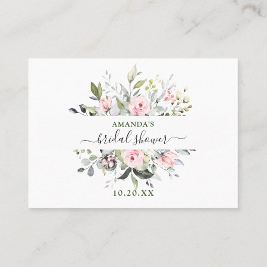 Elegante Eukalyptus rät wie viele Game Card Visitenkarte (Rückseite)