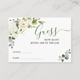 Elegante Eukalyptus rät wie viele Game Card Visitenkarte