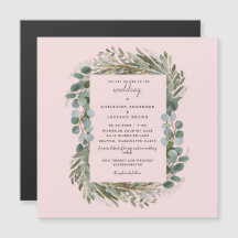 Elegante Eukalyptus-Rosé-Hochzeit