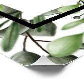 Elegante Eukalyptus Wedding Zeremony Program Hand Poster (Ecke)