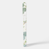 Elegante Eukalyptus-Zweig-Monogramm Case-Mate iPhone Hülle (Rückseite / Links)