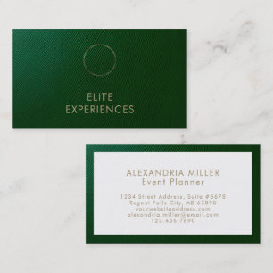 Elegante Eventplanner Business Card Visitenkarte