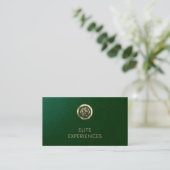 Elegante Eventplanner Business Card Visitenkarte (Stehend Vorderseite)