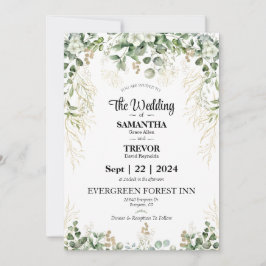 Elegante Ewigkeit: Kommen Sie zu unserem Hochzeits Einladung