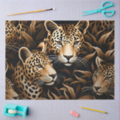 Elegante Exotic Cheetah Wildlife Print Decoupage Seidenpapier (Basteln)