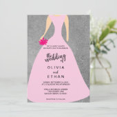 Elegante extravagante Blütenbrauerei Einladung (Stehend Vorderseite)