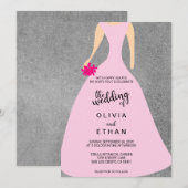 Elegante extravagante Blütenbrauerei Einladung (Vorne/Hinten)